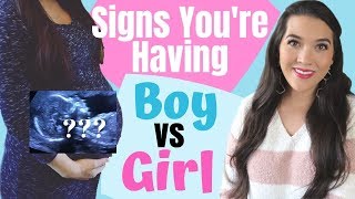 SIGNS OF HAVING A BOY VS GIRL  How to Predict Baby Gender  Old Wives Tales About Gender amp Tests [upl. by Nylehtak400]