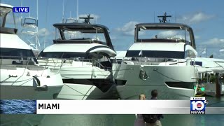 Miami International Boat Show opens with 6 locations [upl. by Elbam]