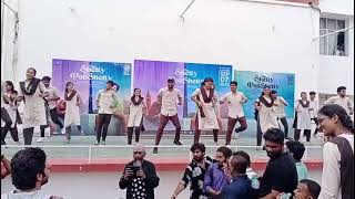 Students Rocking Dance Performance Infront Hero Naveen polishetty  Prabhas Songs  Rocking Dance [upl. by Neerbas]