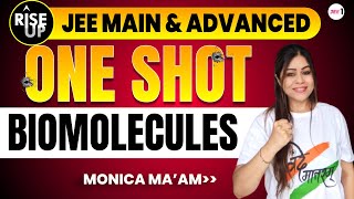 Biomolecules  Oneshot  RiseUp  JEE Main amp Advanced  jee2024 jee2025 jeeone  Monica Bedi [upl. by Saint]