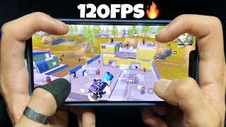 Finally 120 FPS‼️ IPHONE 13 PRO 🔥  HANDCAM PUBG Mobile⚡️ [upl. by Asilegna237]