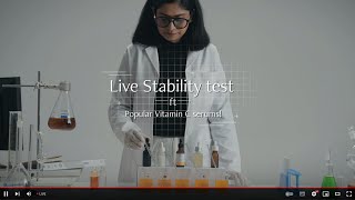 Live Vitamin C Serum test featuring our CEO vitamincserumforface vitamincserum [upl. by Karb]