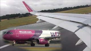 Wizz Air A320 Departure from London Luton  Onboard amp Outside [upl. by Petie]