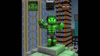 Hulk  wither skeleton  steve transformation Short [upl. by Onurb]