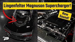 C8 Corvette Lingenfelter Magnuson Supercharger Raw Sounds [upl. by Janey]