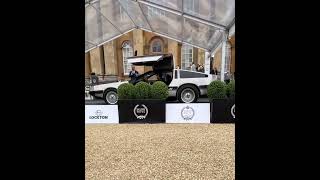 Blenheim Salon Privé on stage Electrogenic DeLorean DMC12 [upl. by Olsson]