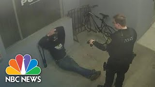 WouldBe Thief Nabbed Trying To Steal Bicycle — From Outside Oregon Police Station  NBC News [upl. by Terbecki]