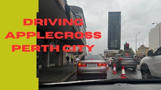 DRIVING IN PERTH  APPLECROSS  PERTH CITY Western Australia 2024 [upl. by Ardnaxila]