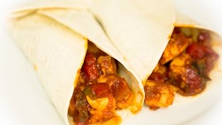 AUTÉNTICOS Burritos de pollo mexicanos Receta de cocina🍅🍋 [upl. by Hna636]