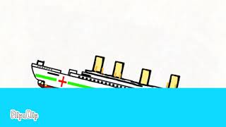 britannic sinking animation [upl. by Bahe344]