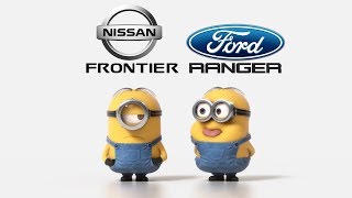 Ford Ranger vs Nissan Frontier Minions Style funny [upl. by Cud306]