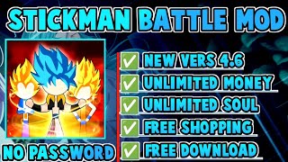 STICKMAN BATTLE FIGHT MOD APK 2024 NO PASSWORD [upl. by Eoj540]