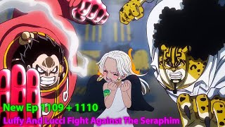 How The Best Battle in One Piece Luffy vs Seraphim at Egghead Ep 1110  Anime One Piece Recaped [upl. by Aerehs]