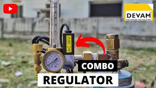 MIG Welding Gas Setup  36V AC Heater Regulator Flowmeter Combo  Explained [upl. by Fugazy]