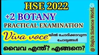 HSE 2 BTOANY PRACTICAL EXAMINATION MAY 2022 VIVA VOCE WHAT TEACHERS ASK AND HOW STUDENTS ANSWER [upl. by Shewchuk370]