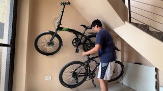 Space saving Bike Wall Mount Review [upl. by Chu900]