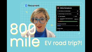 Can an EV take road trips 800 mile Simple Math on efficiency range and charging [upl. by Thayne]