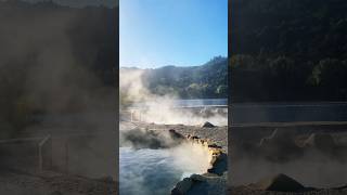 Increíbles Termas a la orilla del Río MIÑO 💧termas thermal nature shorts relax remoteescapes [upl. by Ablasor924]