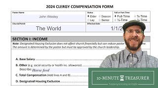 2024 Clergy Compensation Forms  Global Methodist [upl. by Zetes282]