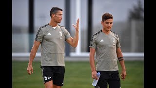 The first week of Juventus training for Bianconeri internationals [upl. by Boyt921]