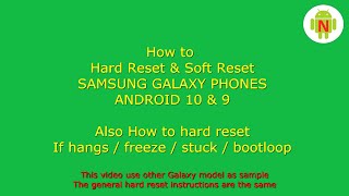 Samsung Galaxy M01s Hard Reset  Soft Reset  Factory reset [upl. by Eidnew117]