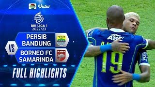 Persib VS Borneo  Liga BRI 1 2425 Match Highlight football pes2021 video [upl. by Jude]