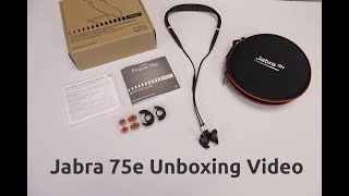 Jabra 75e Unboxing Video [upl. by Eniretac]