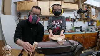 Teaching My 8YearOld Woodworking Then He DESTROYS Me at Ping Pong [upl. by Nosiddam]