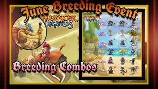 Monster Legends  June Breeding Event  Breeding Combos  Hatching Globrush [upl. by O'Donnell]