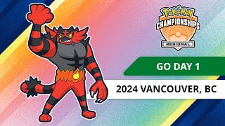 GO Day 1  2024 Pokémon Vancouver Regional Championships [upl. by Trebornhoj]