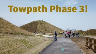 New Towpath Trail preview – Timelapse ride from Steelyard Commons to Merwin’s Wharf [upl. by Burrton]