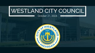 Westland City Council Meeting  October 21 2024 [upl. by Kristal537]