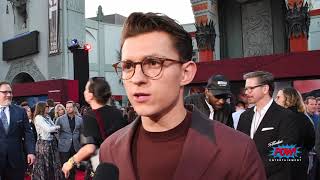 TOM HOLLAND recalls having dinner with Stan Lee [upl. by Merras]