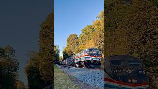 Amtrak’s Lake Shore Limited 48 Rolls Through Dutchess County NY [upl. by Onilegna]