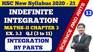 Indefinite Integration Ex33 Part 13 Integration by Parts  12th Maths New Syllabus  Dinesh Sir [upl. by Lyreb]