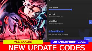 NEW UPDATE CODES RERELEASE Grand Kaizen ROBLOX  ALL CODES  DECEMBER 28 2023 [upl. by Lauryn]