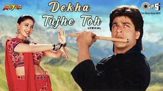 Dekha Tujhe Toh Hogayi Deewani  Shahrukh Khan  Madhuri Dixit  Koyla Movie  Bollywood Love Song [upl. by Areid997]