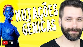 MUTAÇÕES GÊNICAS  Tipos de Mutação  Genética  Biologia com Samuel Cunha [upl. by Prouty]