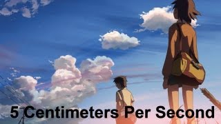 End Scene 5 Centimeters Per Second One More Time One More Chance English with Subs HD [upl. by Omsare]