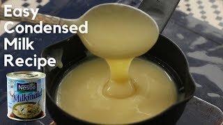 Homemade Condensed Milk Recipe  सिर्फ दूध से बनाये बाजार जैसा मिल्कमेड घर पर [upl. by Arytahs]