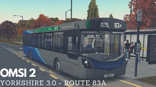 OMSI 2  Yorkshire Counties 30  Route 83a  Volvo B8RLE Eclipse 3 [upl. by Ytsirk]