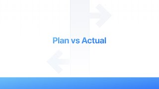 Planned Vs Actual [upl. by Assilen]