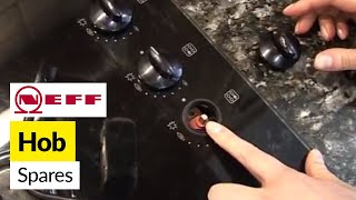 How to replace gas hob parts on a Neff cooker [upl. by Paule]