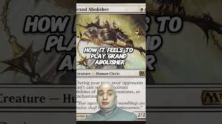 How it feels to play Grand abolisher magicthegathering [upl. by Vanden]