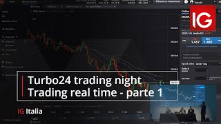 Turbo24 trading night  Bruno Moltrasio  Trading real time di brevissimo termine  Prima sessione [upl. by Aittam661]