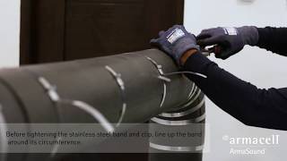 ArmaSound® Barrier horizontal straight pipe application [upl. by Laertnom]