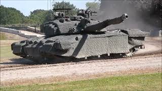 Challenger 2 TES  Megatron running at TANKFEST 2024 [upl. by Alrrats]