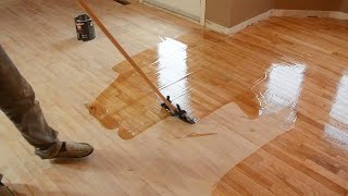 Hardwood floor refinishing by trial and error [upl. by Adnovaj]