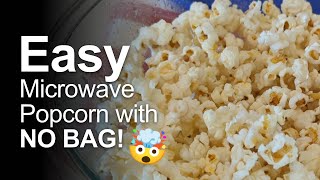 Easy Microwave Popcorn Treat With No Bag [upl. by Emelin174]