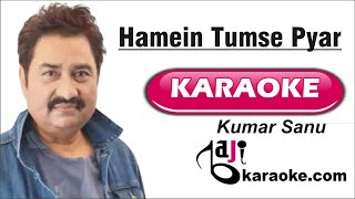 Hamein Tumse Pyar Kitna  Video Karaoke Lyrics  Kumar Sanu Version  by Baji Karaoke Indian [upl. by Ajile]